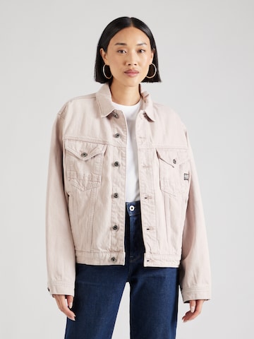 Veste mi-saison G-Star RAW en rose : devant