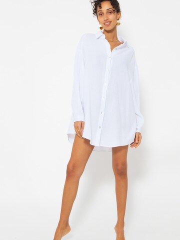 SASSYCLASSY Bluse 'lange Variante'‌‌‌‌‌‌ in Weiß