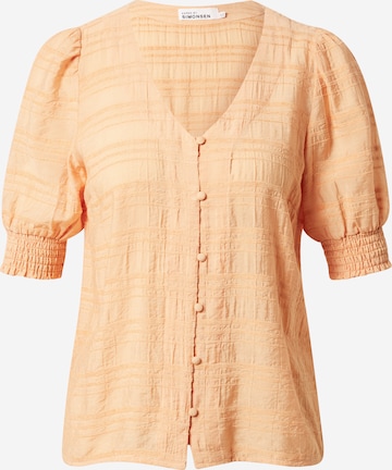 KAREN BY SIMONSEN Blouse 'Cess' in Oranje: voorkant