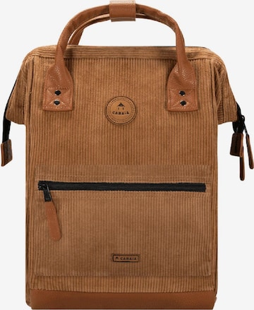 Cabaia Backpack in Brown: front