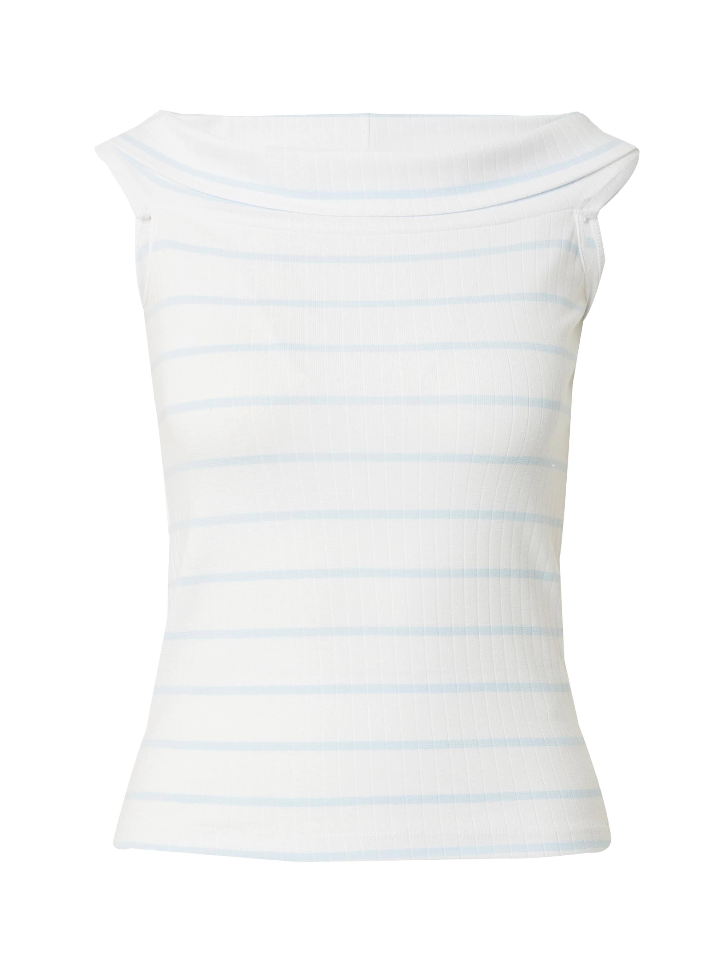 PIECES Top 'PCMARGO' in White: front