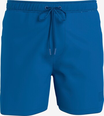 Calvin Klein Swimwear Board Shorts in Blue: front