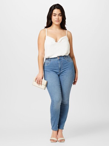 Skinny Jean 'Kila' ONLY Carmakoma en bleu