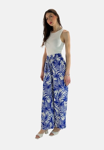 Elara Wide Leg Bukser i blå