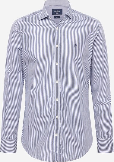 Hackett London Hemd in dunkelblau / weiß, Produktansicht