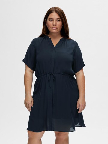 SELECTED FEMME Shirt dress 'SLFDamina' in Blue