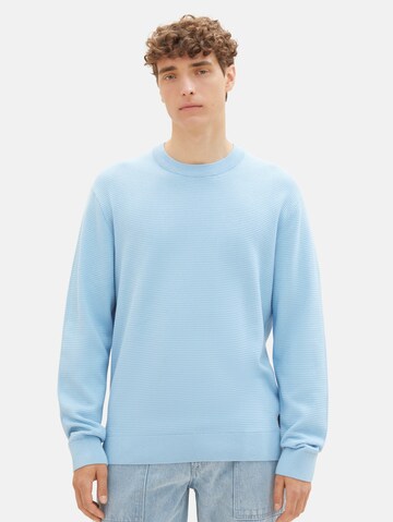 TOM TAILOR DENIM Pullover in Blau: predná strana