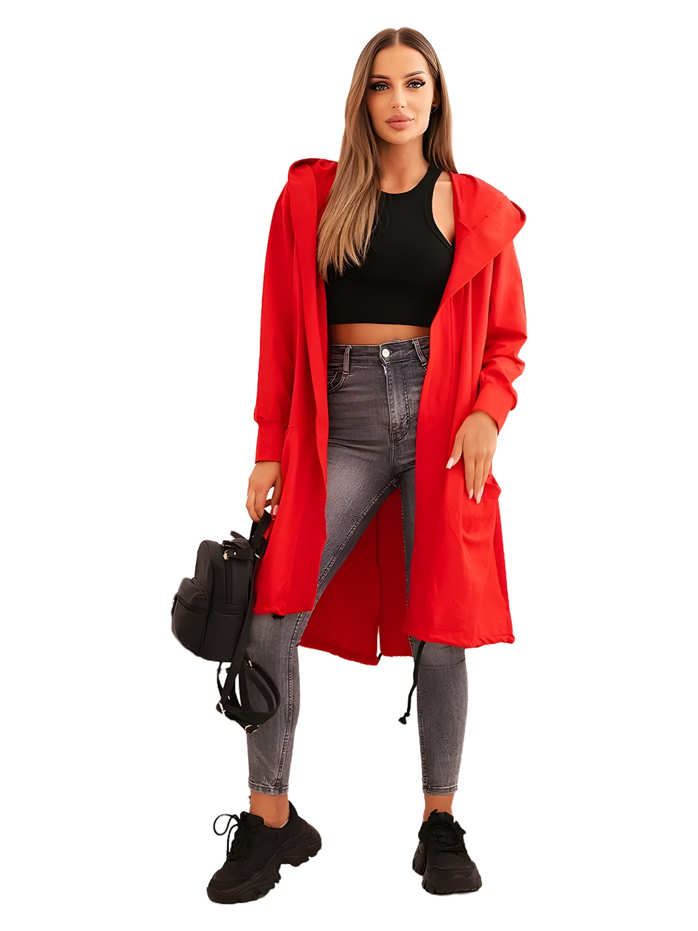 Lumera Gebreid vest in Rood
