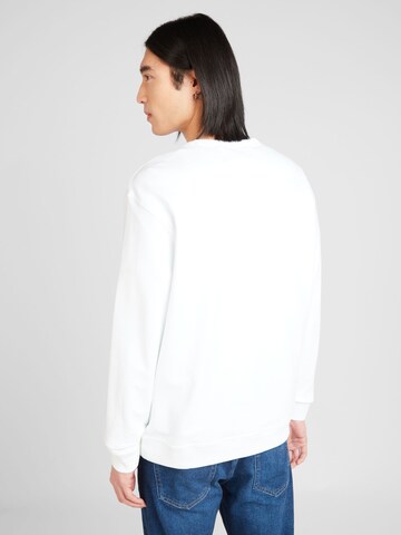 Regular Sweat-shirt Calvin Klein Jeans en blanc