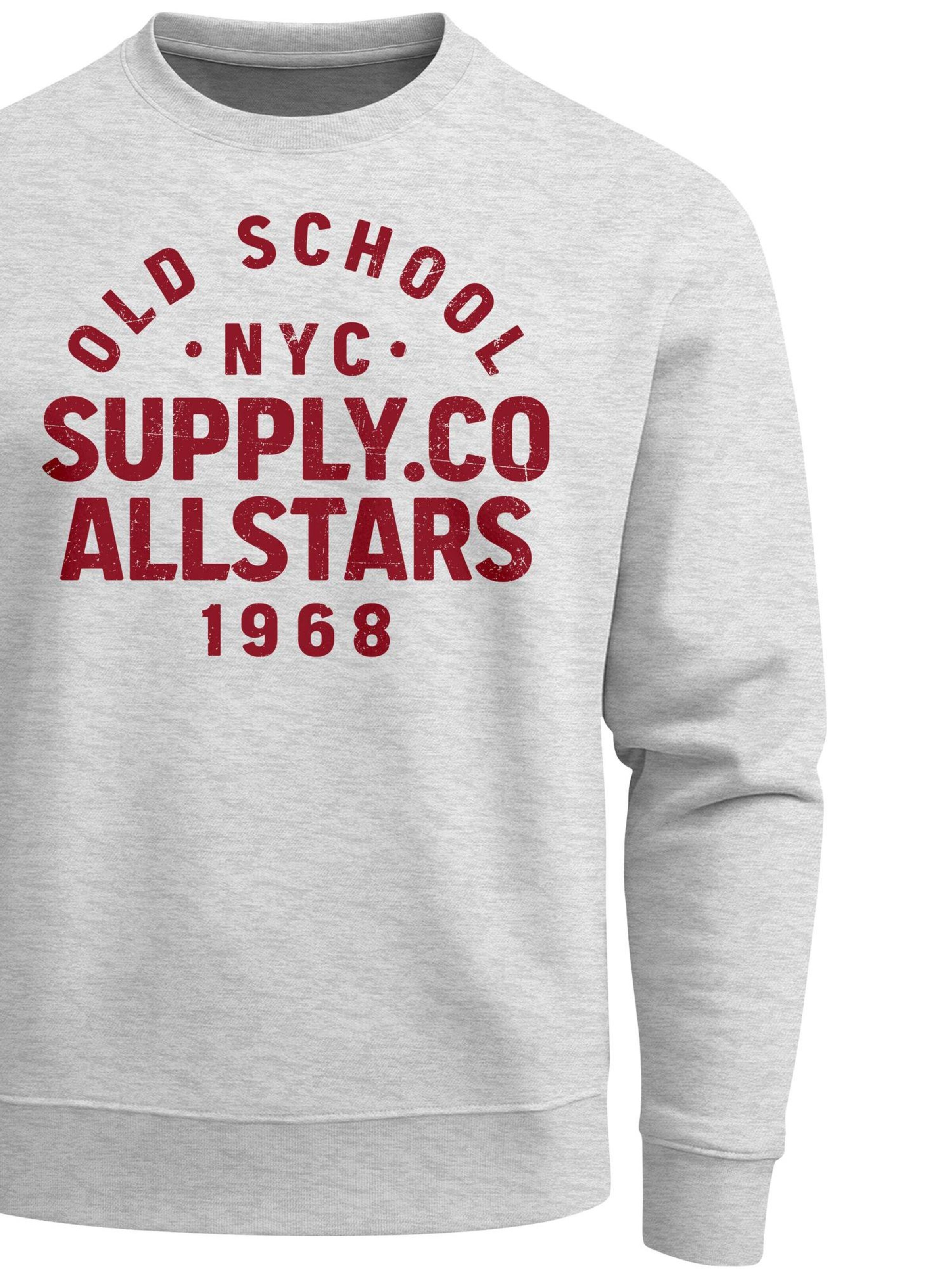 Neverless Sweatshirt 'Oldschool 3'‌‌‌‌‌‌‌‌ in Grau