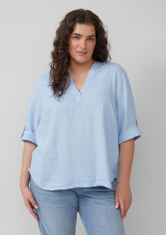 Chemisier s.Oliver en bleu : devant