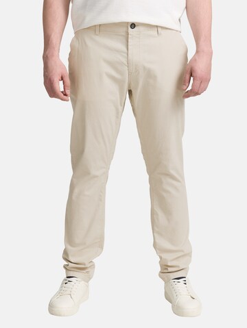 TOM TAILOR Men + Regular Hose in Beige: Vorderseite