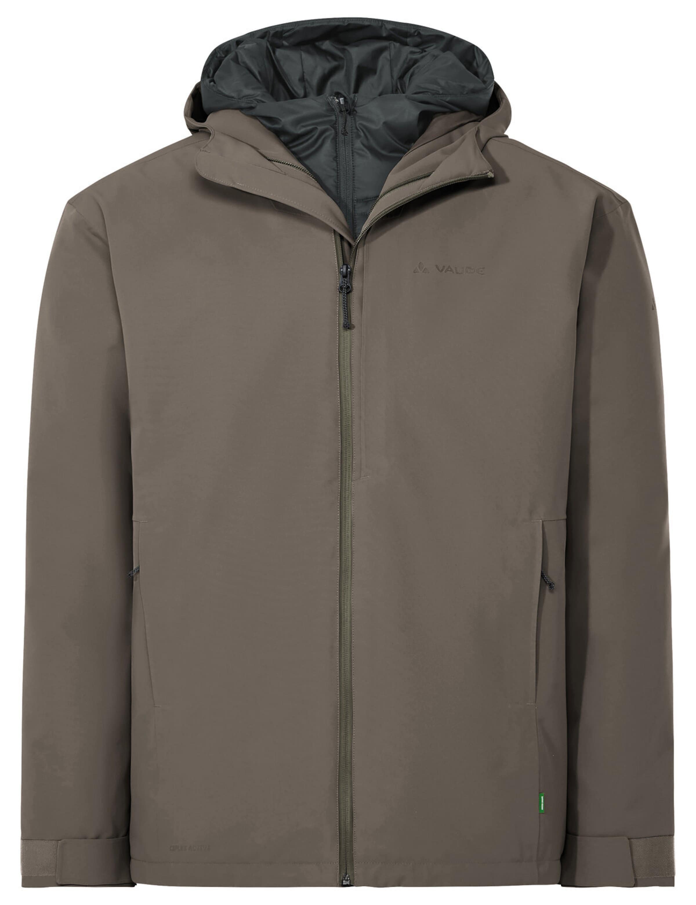 VAUDE Sports jacket 'Mineo' in Brown: front