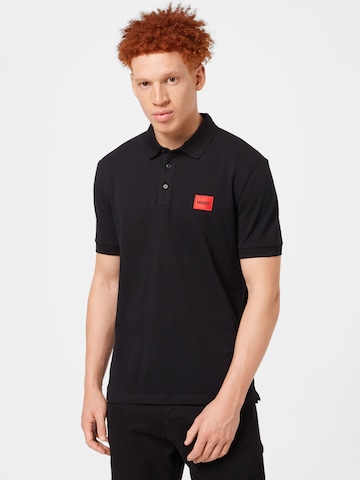 HUGO Red T-shirt 'Dereso' i svart: framsida