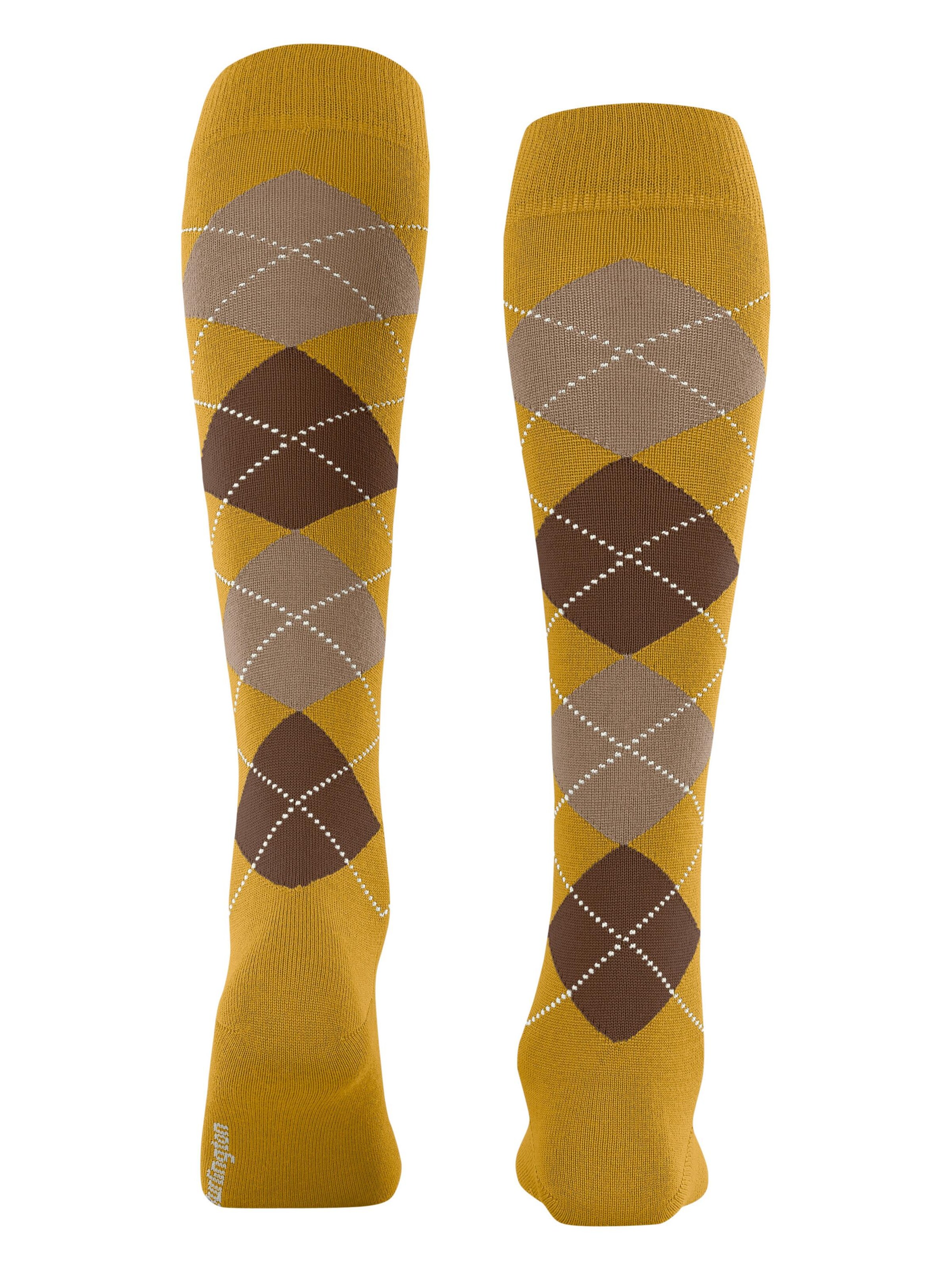 BURLINGTON Overknee Strümpfe 'Marylebone'‌‌‌ in Gelb