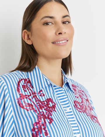 SAMOON Blouse in Blauw