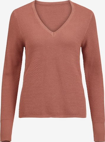 VILA Sweater 'Chassa' in Red: front
