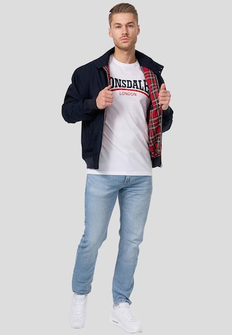 mėlyna LONSDALE Demisezoninė striukė 'Classic'