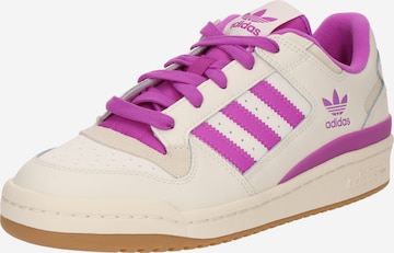 ADIDAS ORIGINALS Matalavartiset tennarit 'FORUM' värissä valkoinen: etupuoli