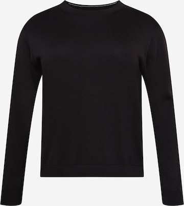 Calvin Klein Curve Sweater in Black: front