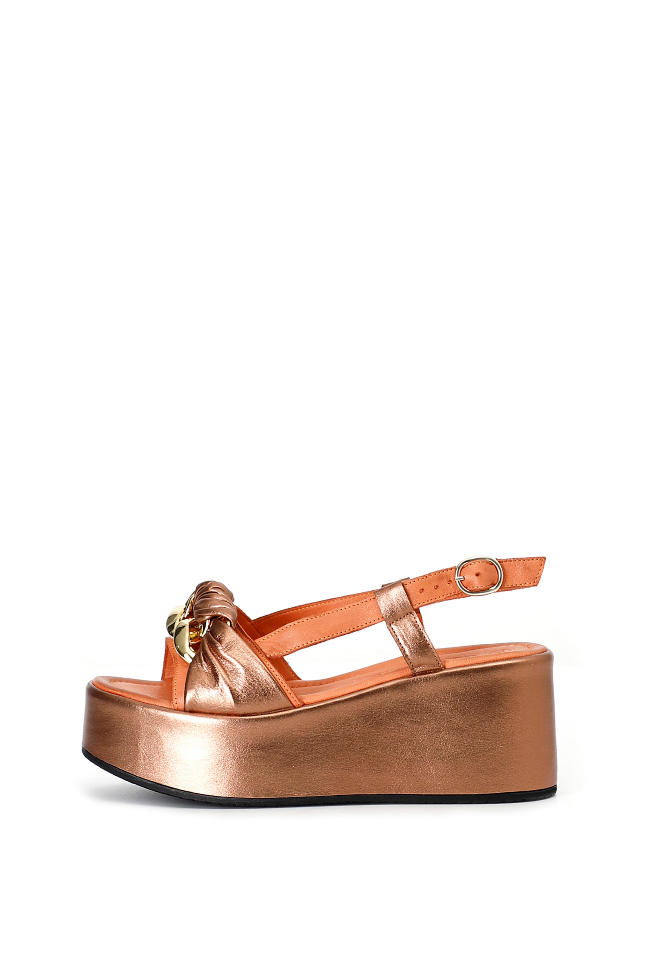 CAFè NOIR Sandaal in Brons: voorkant