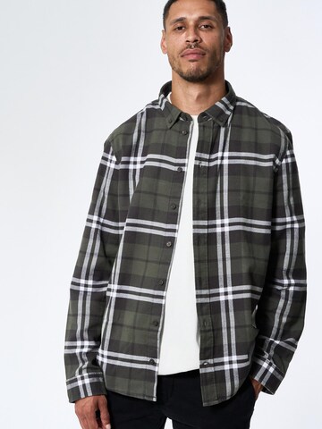 Legends Regular fit Overhemd 'Humphrey Flannel check shirt - Duffel Bag' in Rood