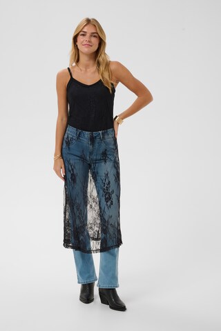 Cream Sommerkjole i sort: forside