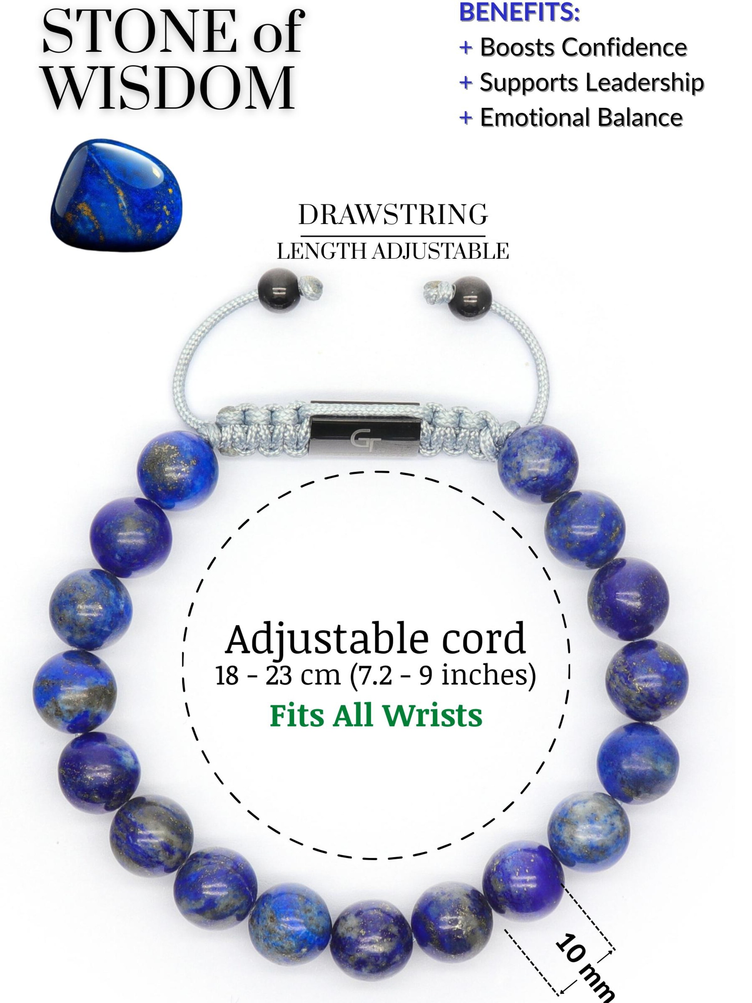 GT Collection - Pulsera 'Single-Bead' en azul