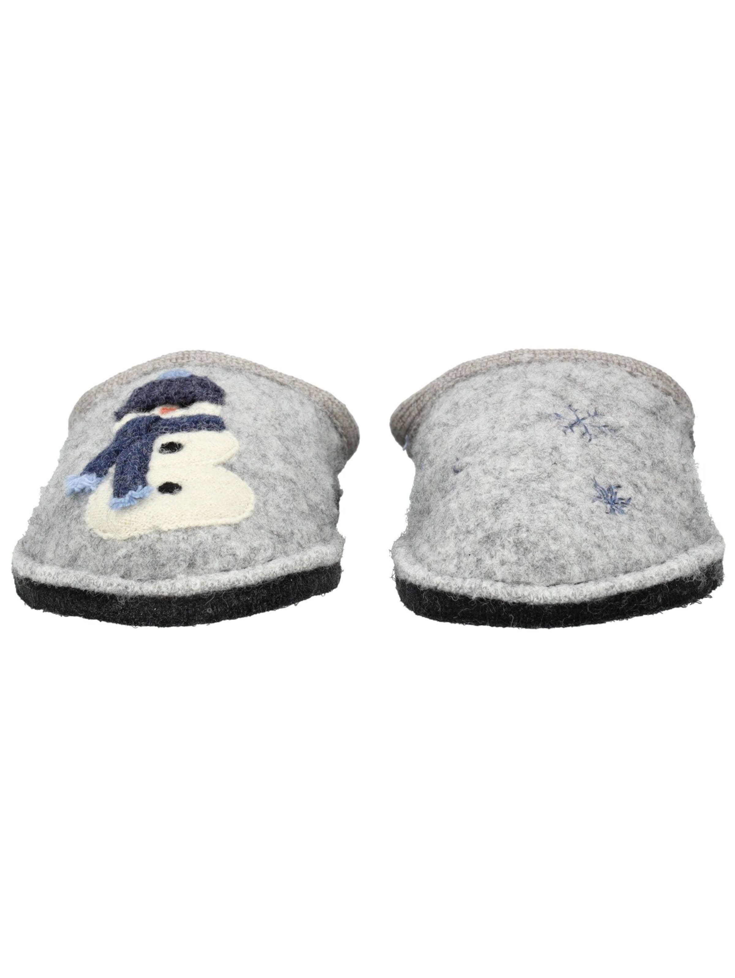 HAFLINGER Slipper in Grey