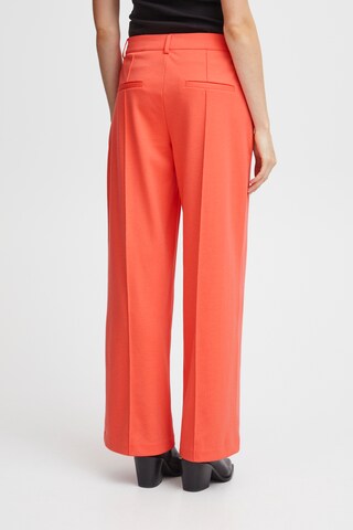 Wide Leg Pantalon 'IHKate' ICHI en orange
