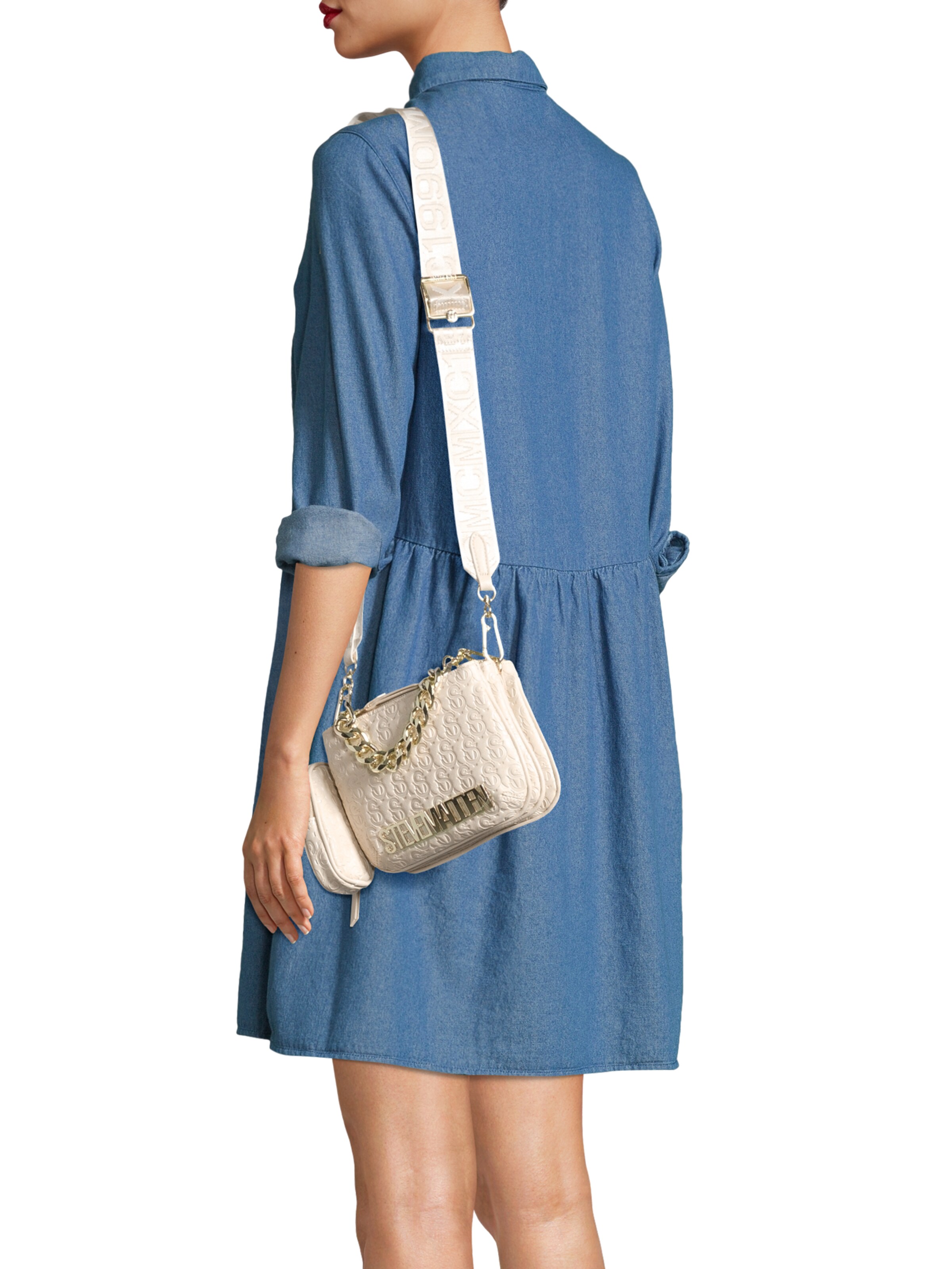 STEVE MADDEN Umhängetasche 'Broy-E' in Beige: Vorderseite