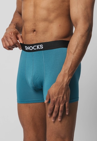 SNOCKS Boxershorts in Blau