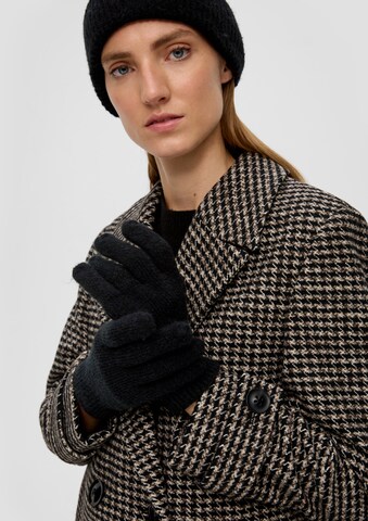 s.Oliver BLACK LABEL Full finger gloves in Black: front