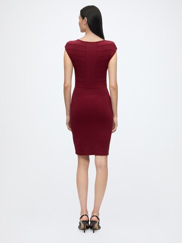 GUESS - Vestido de punto 'Carmen' en rojo