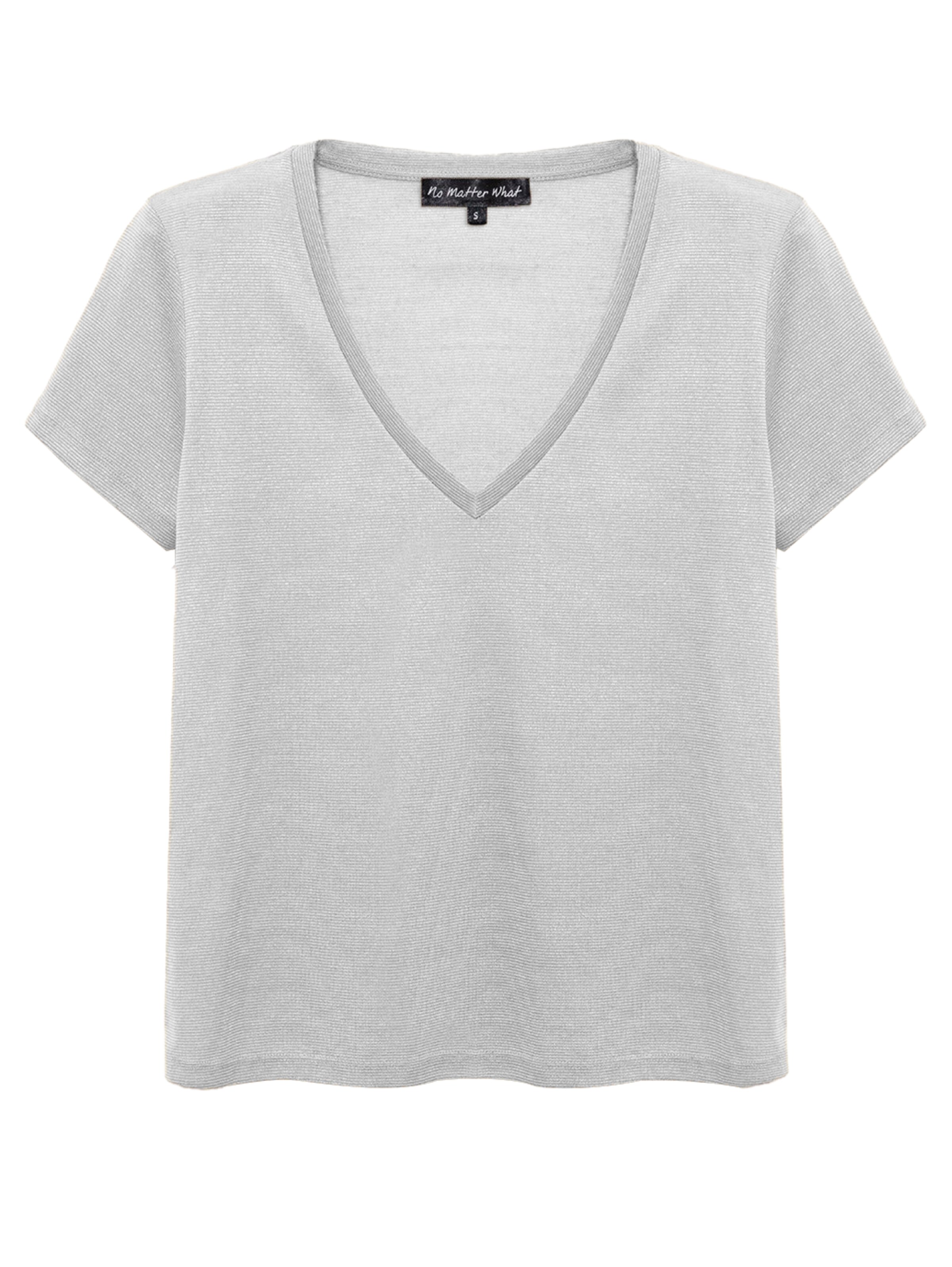 No Matter What Shirt in Grey: front