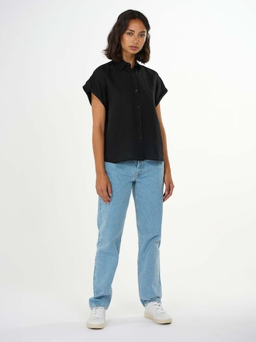 KnowledgeCotton Apparel Blouse ' ASTER ' in Black