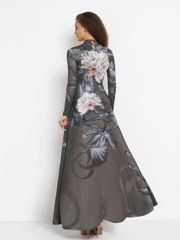 JIORO Jurk 'ORCHID ICE' in Grijs