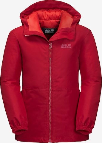 JACK WOLFSKIN Winter Jacket 'Argon Storm' in Red: front