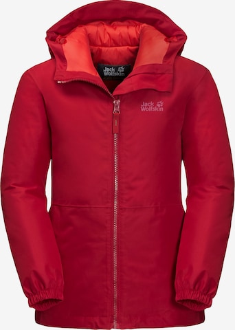 JACK WOLFSKIN Winterjacke 'Argon Storm' in Rot: predná strana