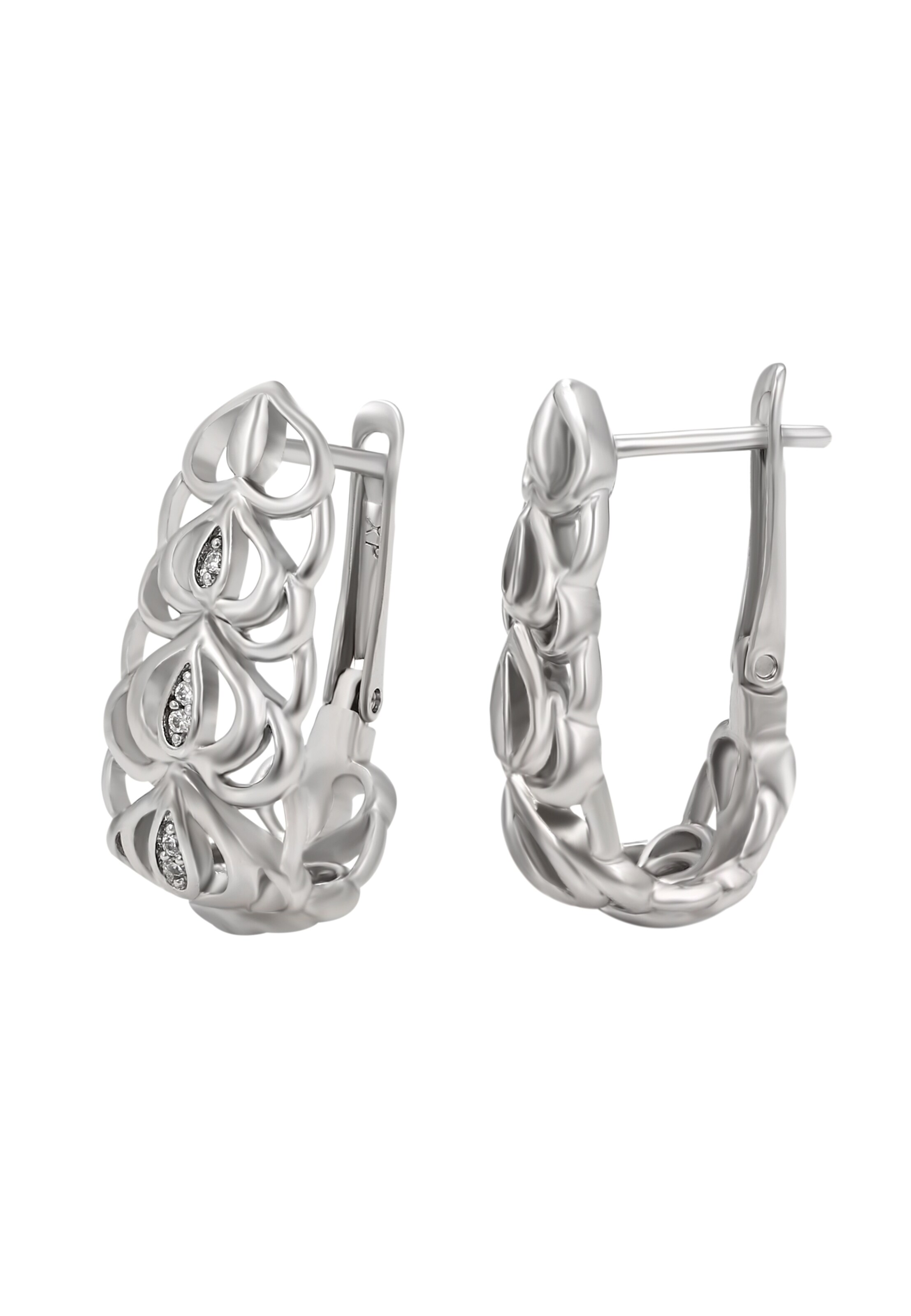 Boucles d'oreilles faina en argent