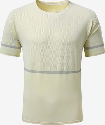 YOUTHUP Performance Shirt in Yellow: front