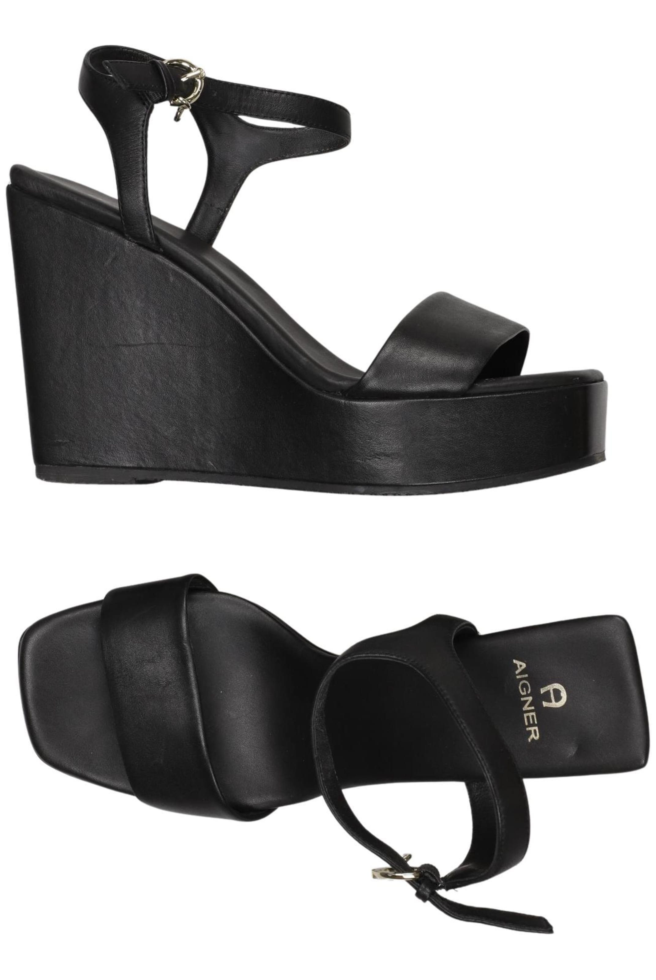 AIGNER Sandalen 39 in Schwarz ABOUT YOU