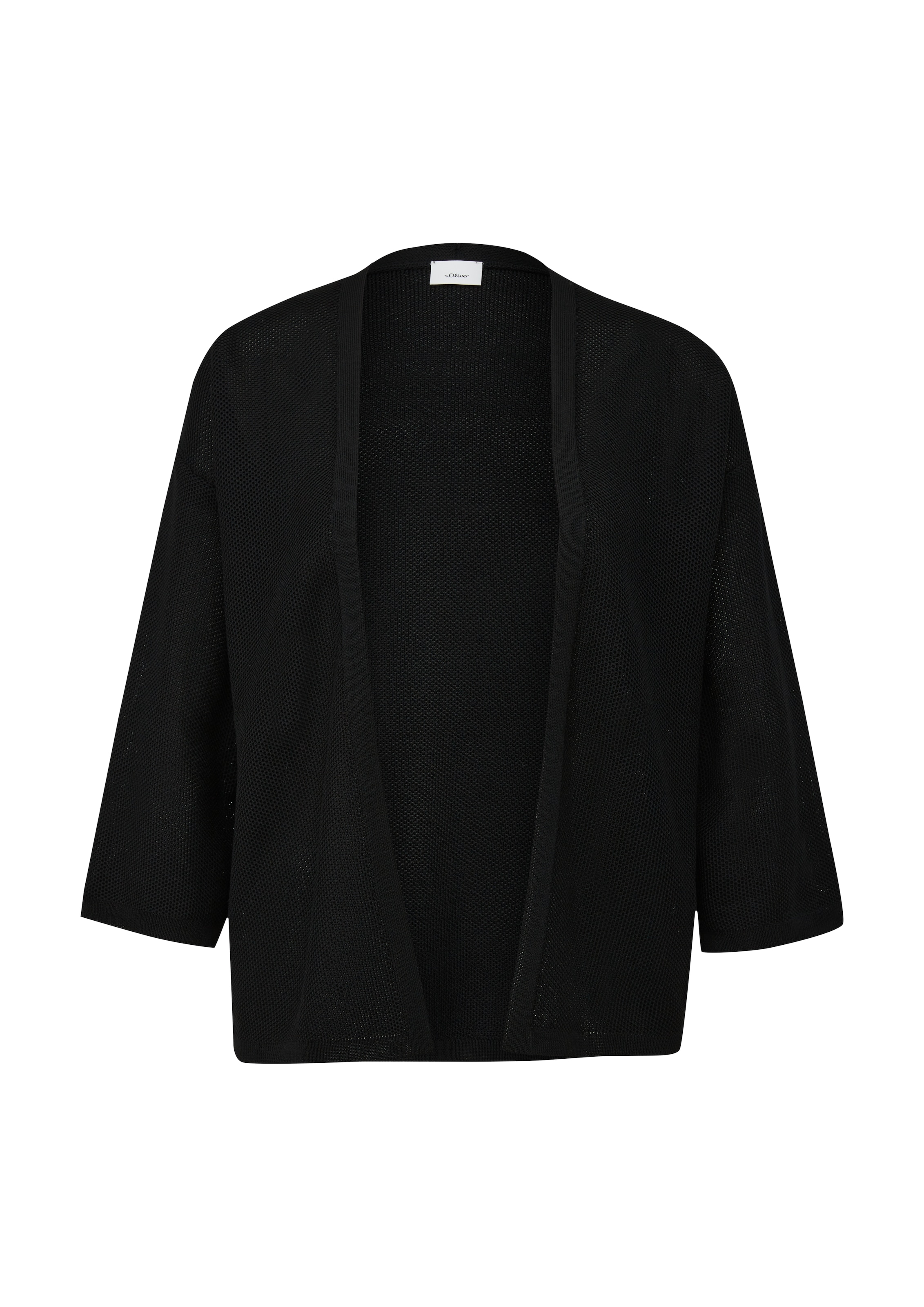 Cardigan s.Oliver BLACK LABEL en noir : devant