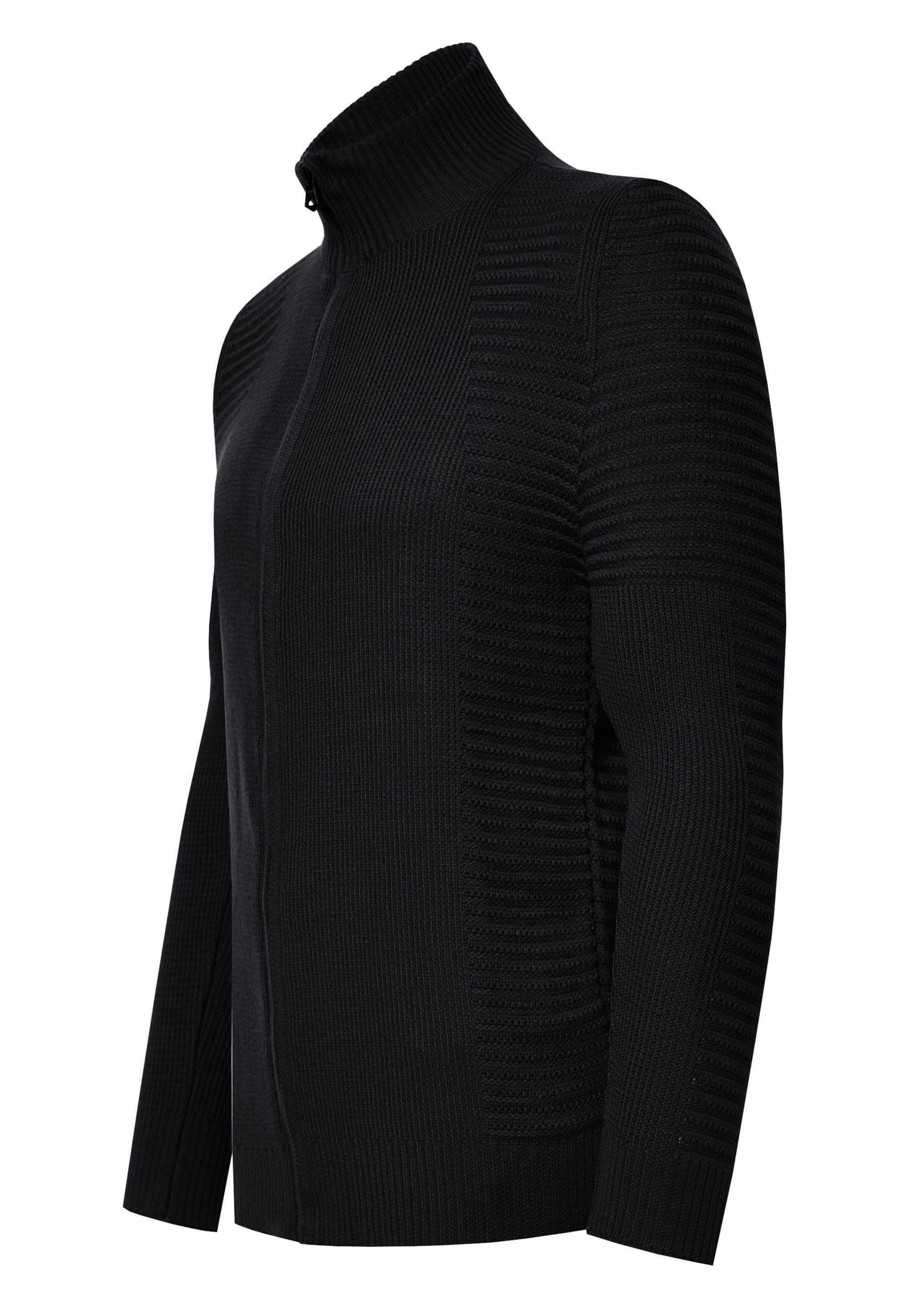 Rusty Neal Gebreid vest in Zwart