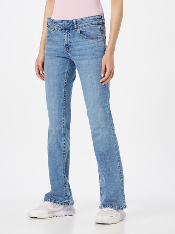 Gina Tricot Bootcut Jeans 'Y2k' in Blau: predná strana