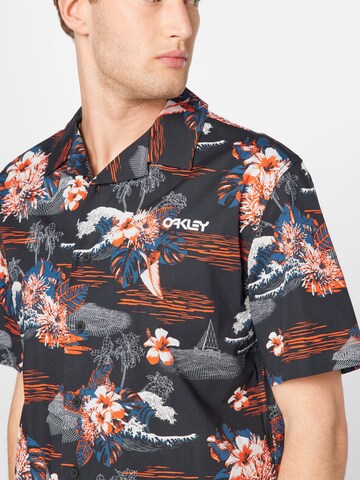 OAKLEY - Regular Fit Camisa funcional em preto