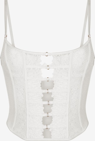 balta Hunkemöller Korsetas 'Kristina': priekis