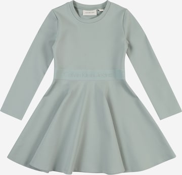 Calvin Klein Jeans - Vestido en verde: frente