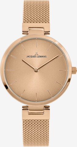 Jacques Lemans Analog Watch in Gold: front