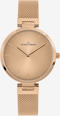 Jacques Lemans Uhr in Gold: predná strana